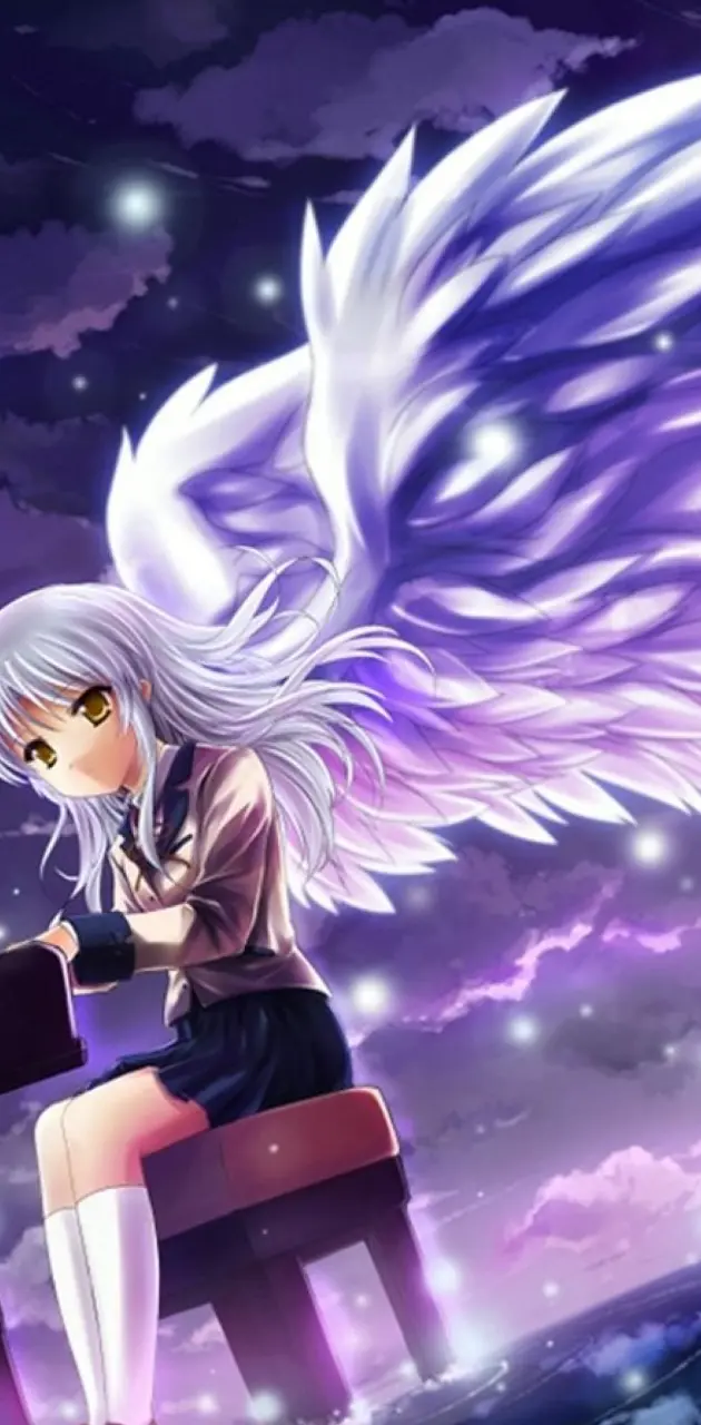 Anime angel girl 