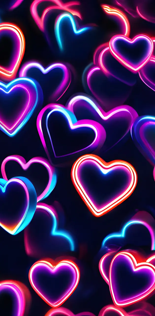 neon heart's