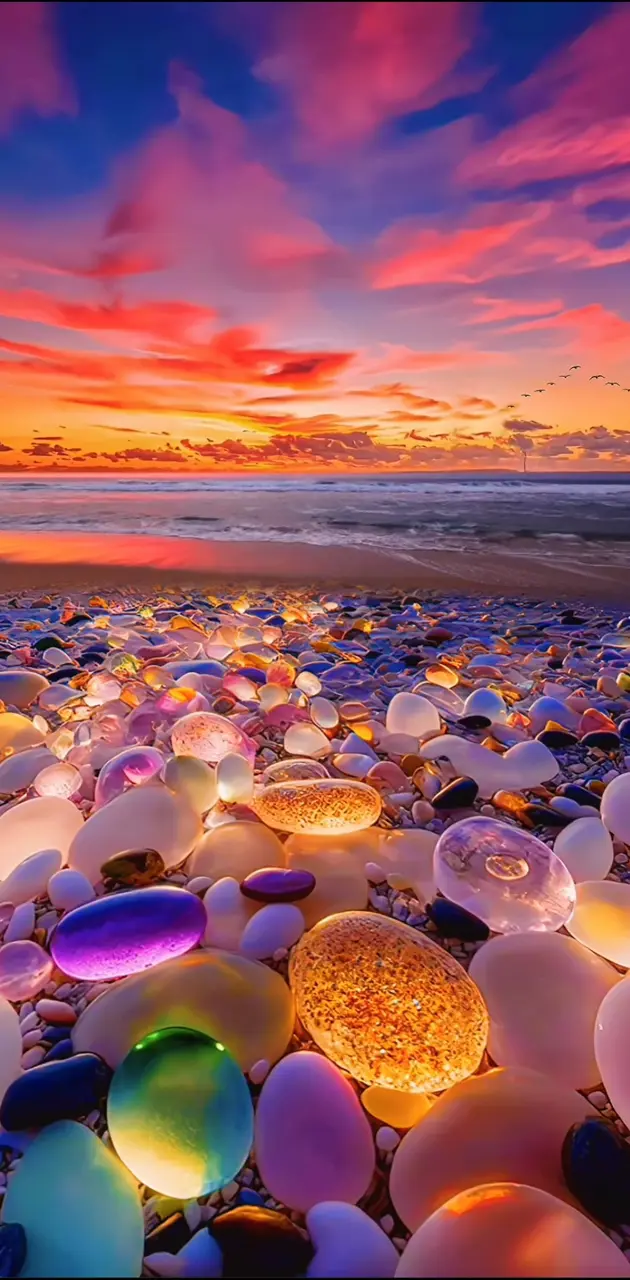 Deniz çakıl taşları 