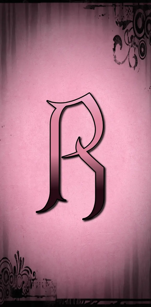 Pink Letter R