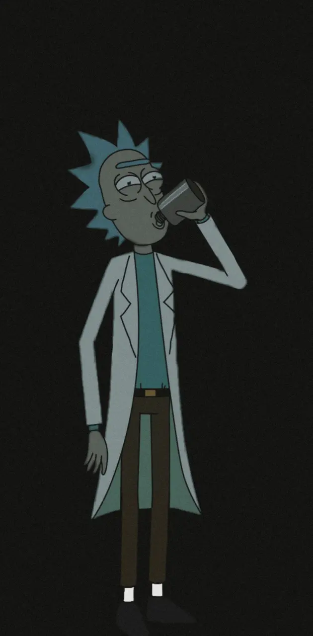 Rick bebendo