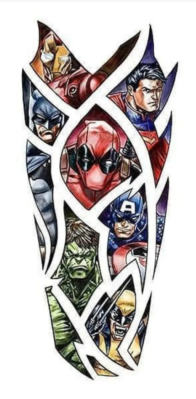 Superheroes combined
