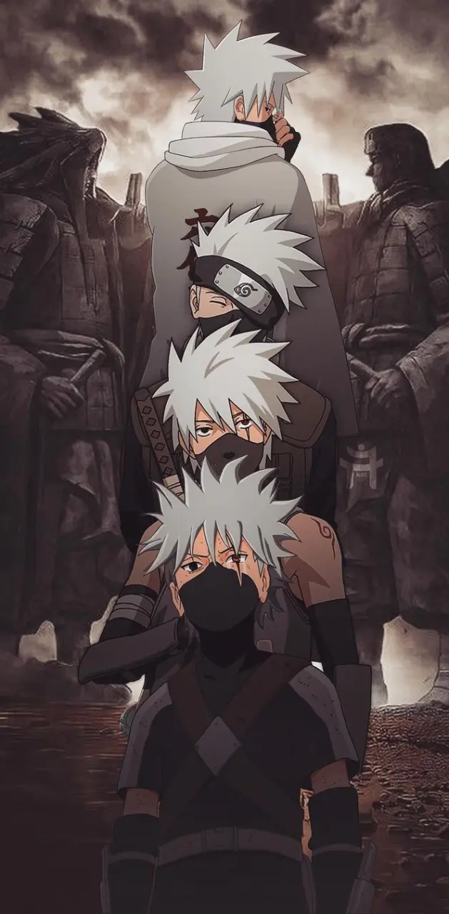 Download wallpapers Kakashi Hatake, manga, shinobi, Konohagakures