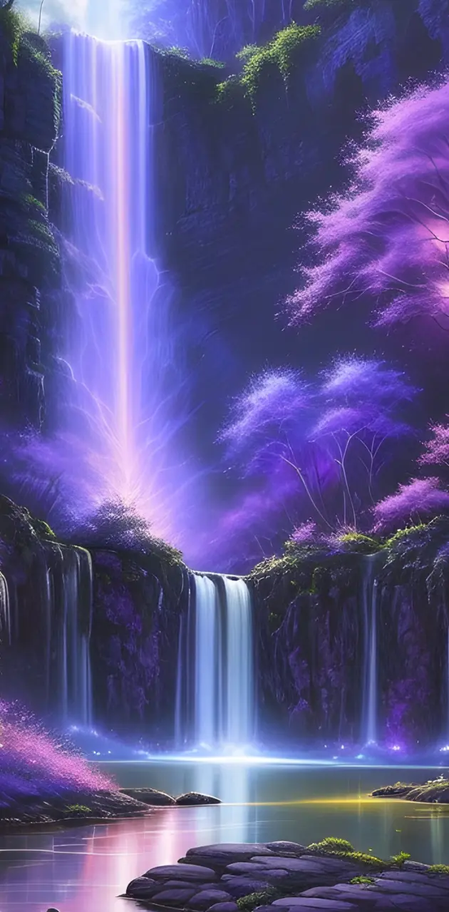 electric waterfall 