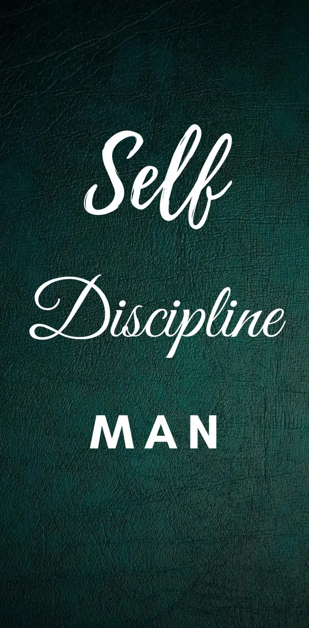 self discipline wallpaper