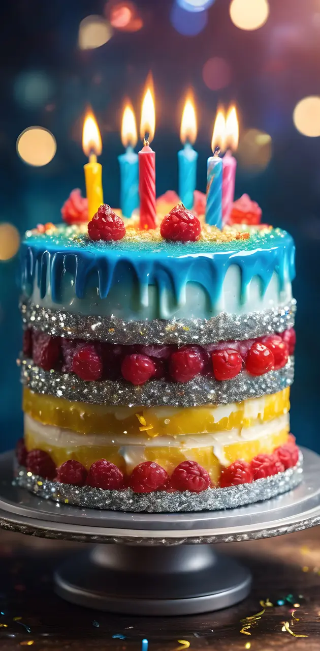 fruity layer cake