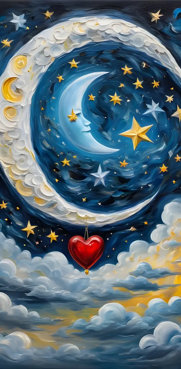 love in the moon and stars