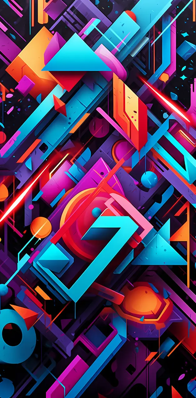 Abstract Neon
