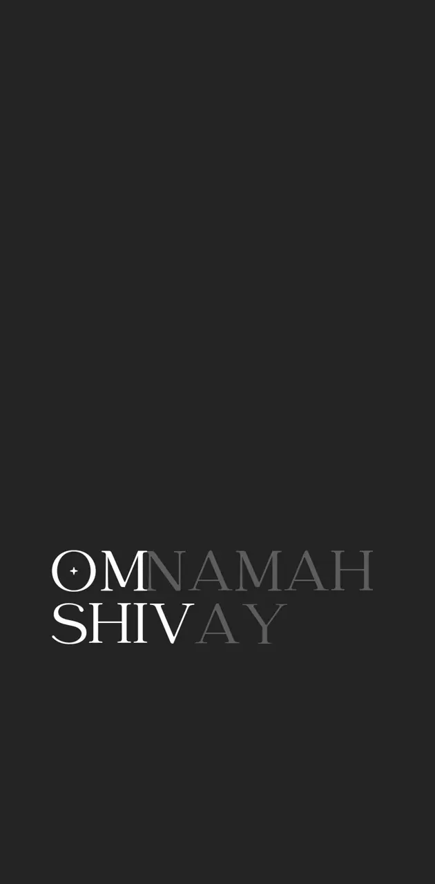 Om Namah Shivay 