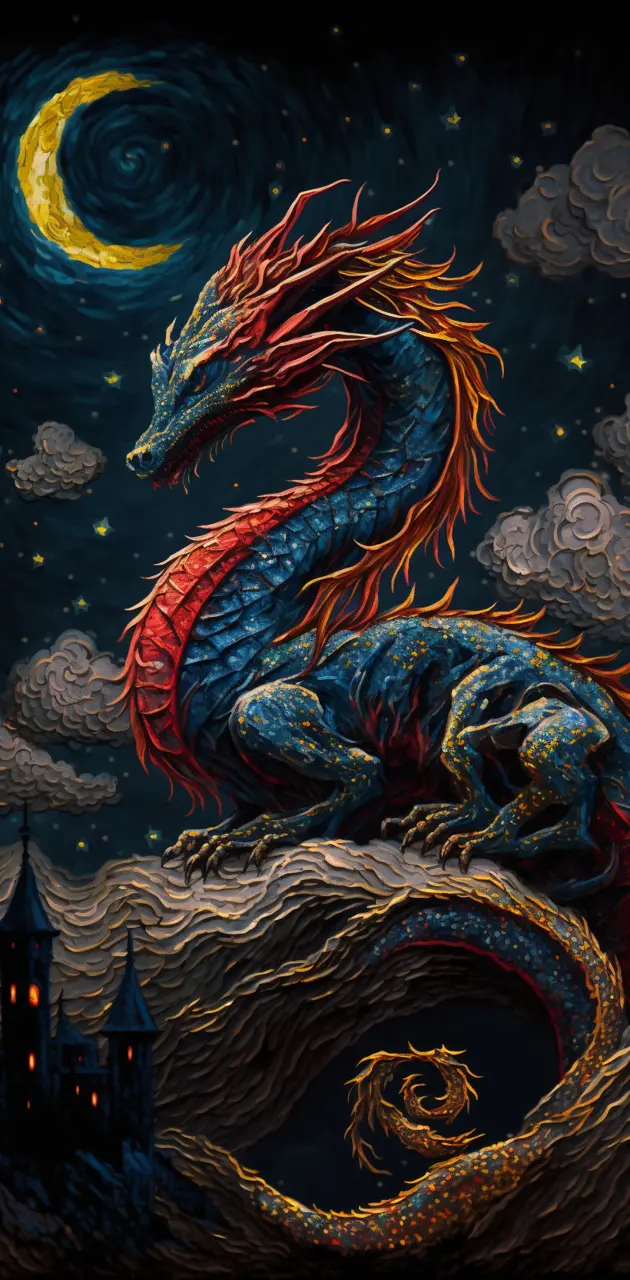 Starry Night Dragon