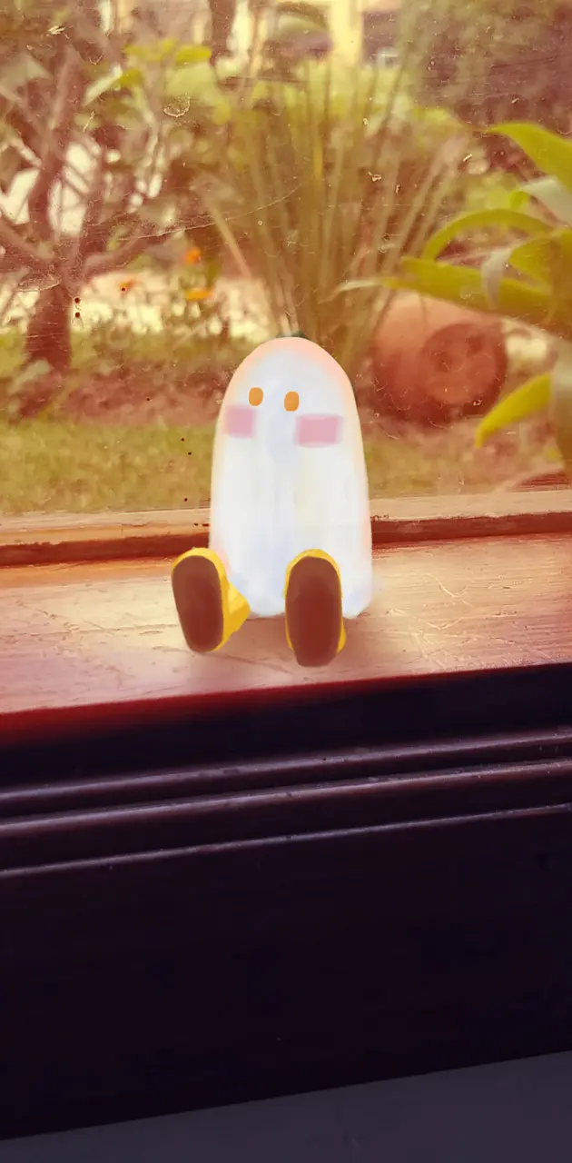Spooky cute ghost