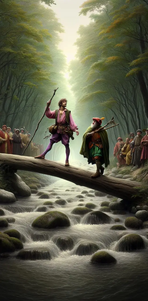 Little John and Robin Hood 