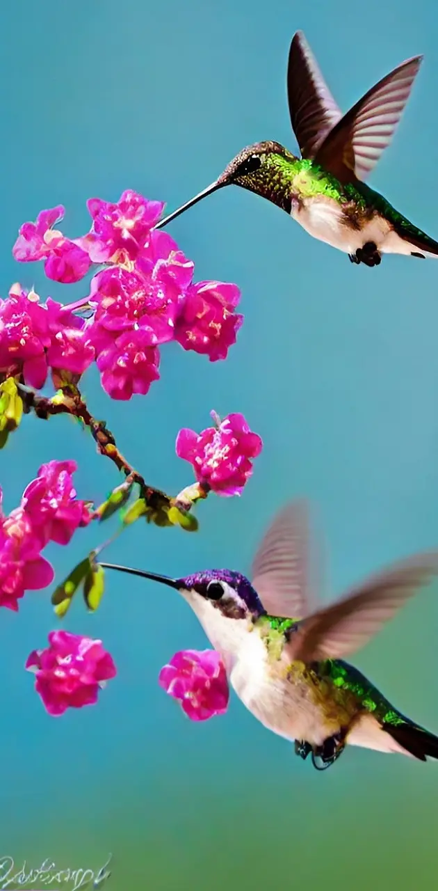Sring Hummingbirds 