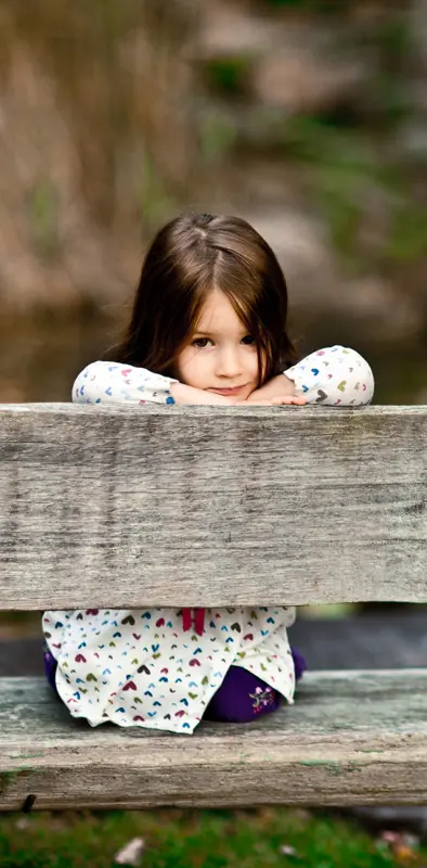 Little Girl In Park