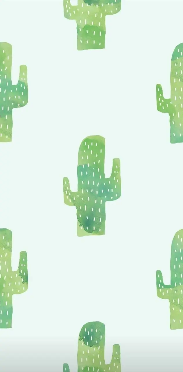 Water Color Cacti