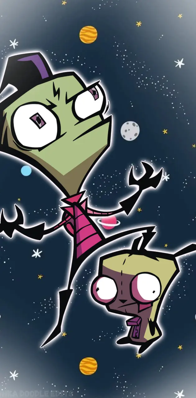 Invader ZIM and GIR