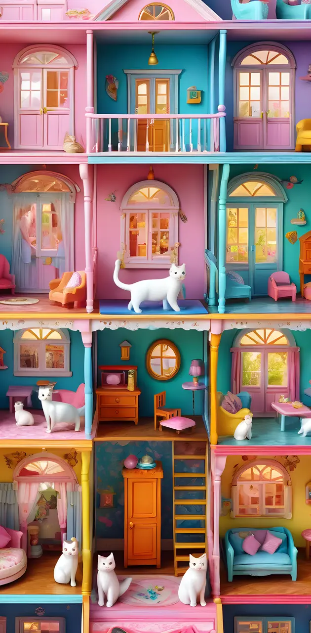 a colorful toy house