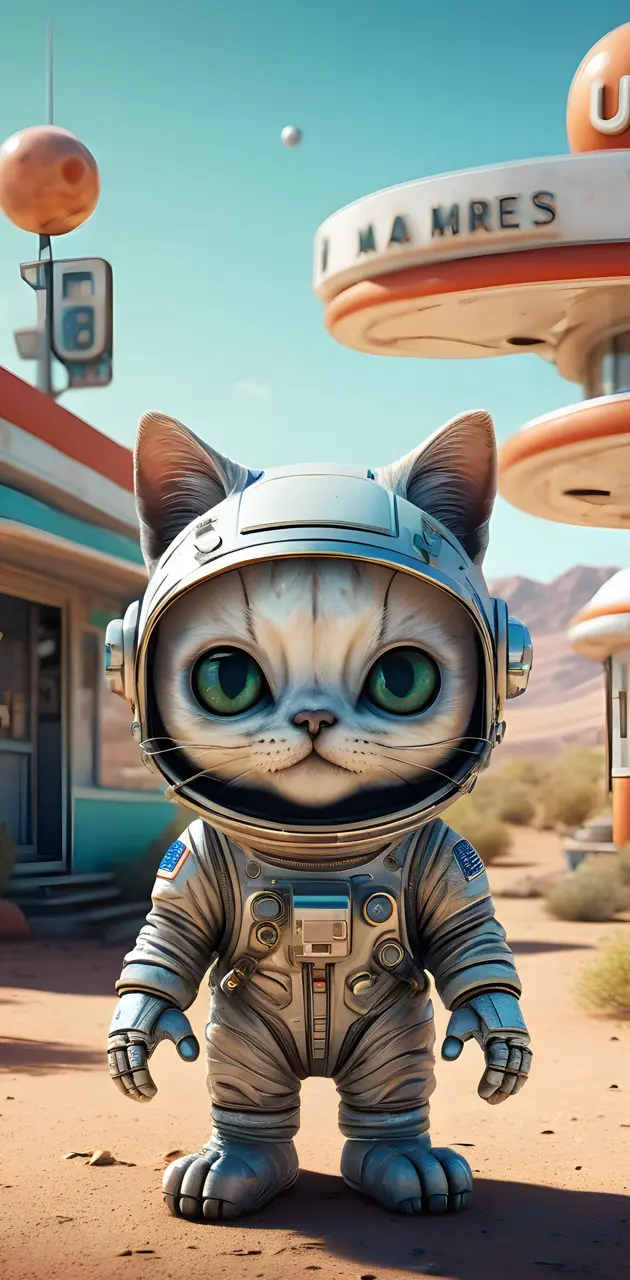 space cat traumated