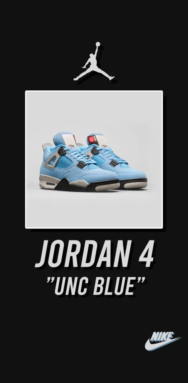 Jordan 4 - unc blue