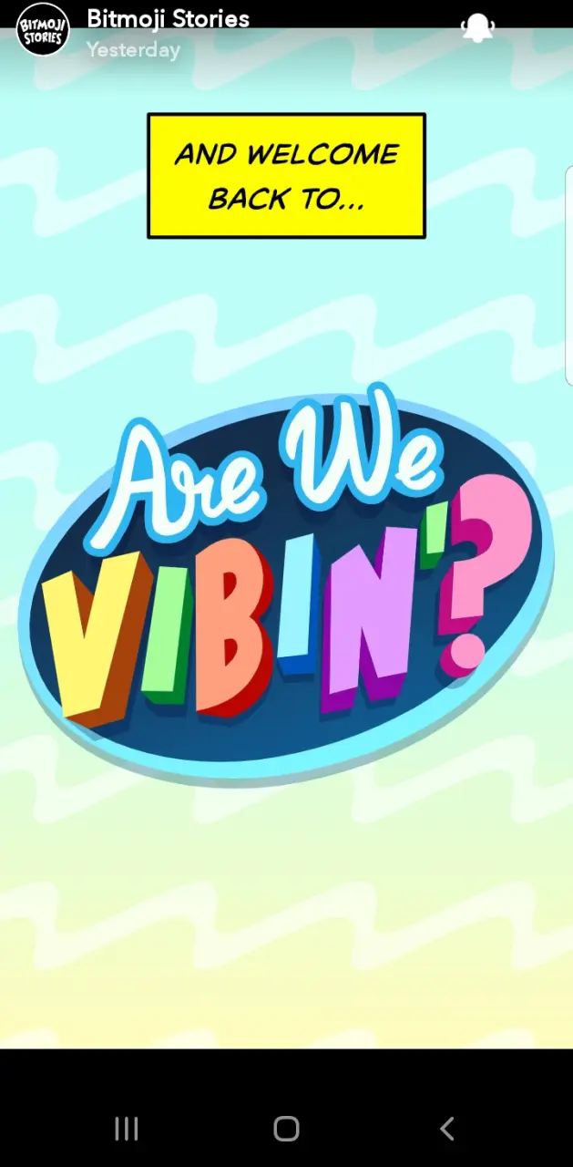 Are we vibin