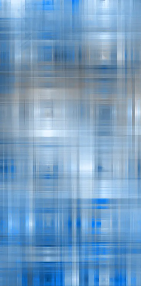 Blue Plaid Abstract