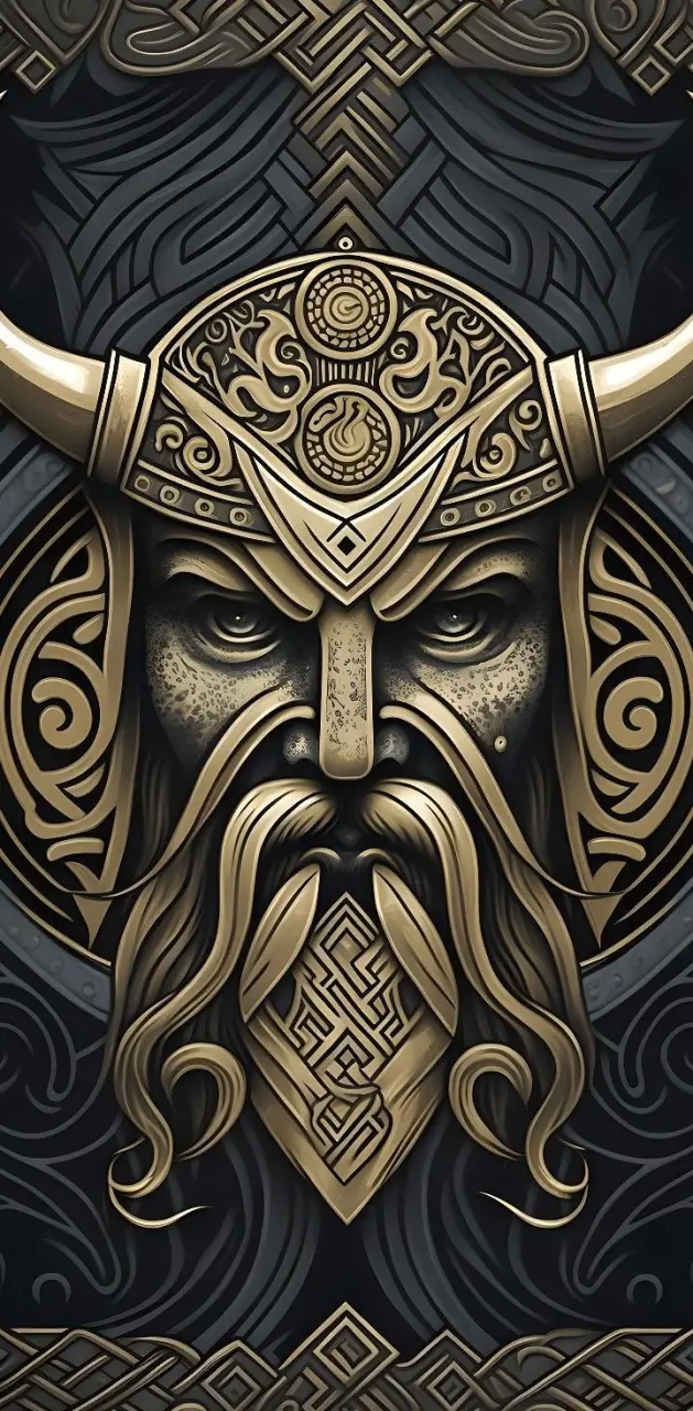 Gold viking