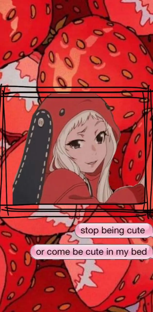 Cute red anime