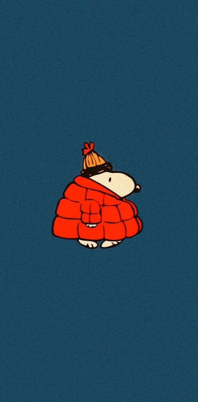 Snoopy in a puffy
