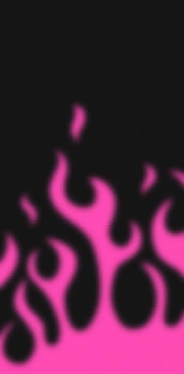 Black with pink fire