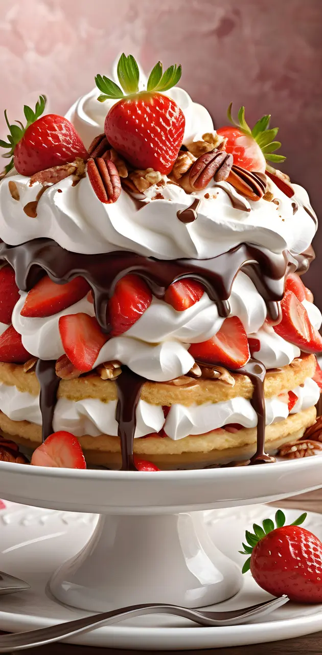 dreamy strawberry shortcake dessert