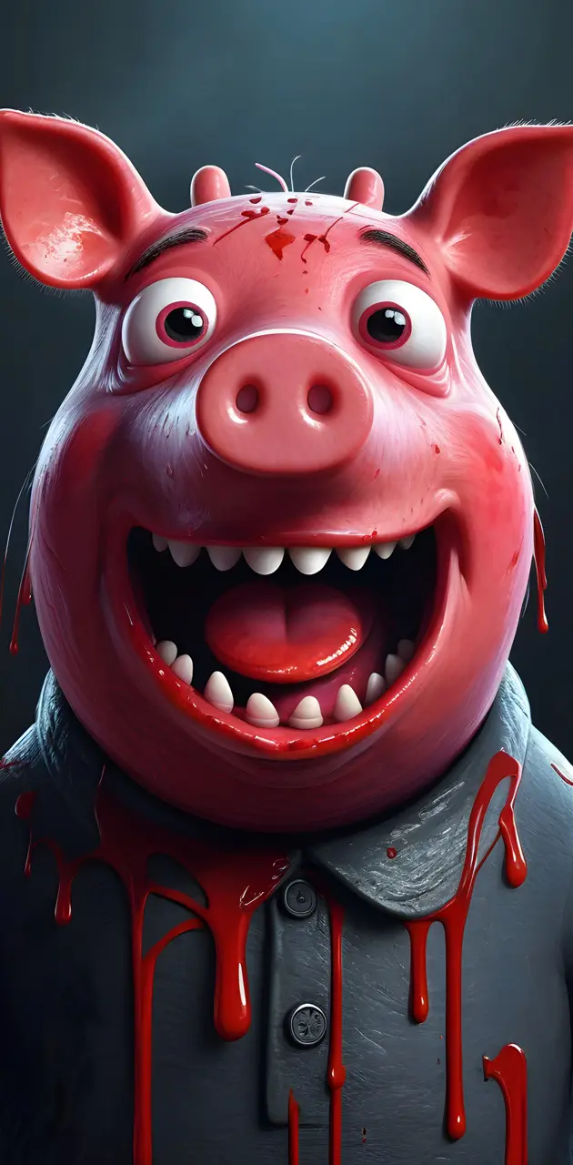 scary pig