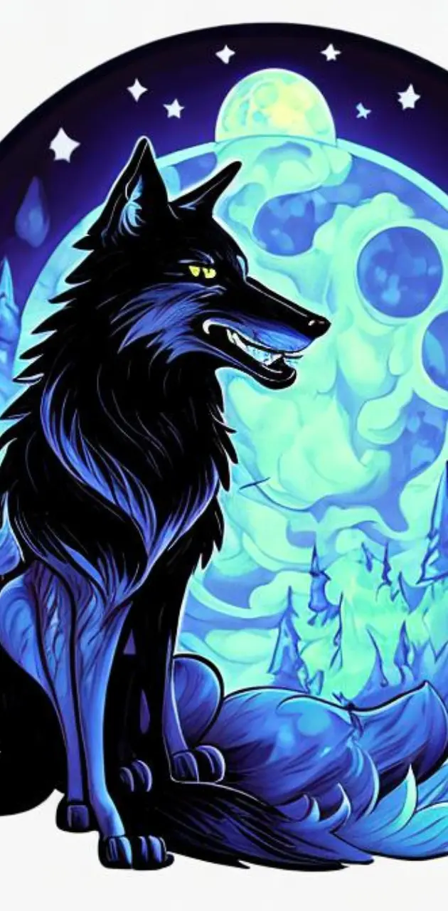 Blue Werewolf 