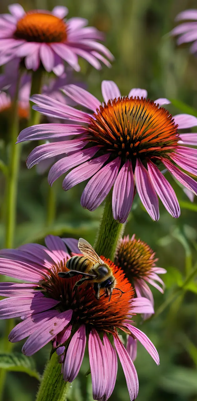 Leafcutter Bee Need Echinacea Purple Coneflower Native Species Restore