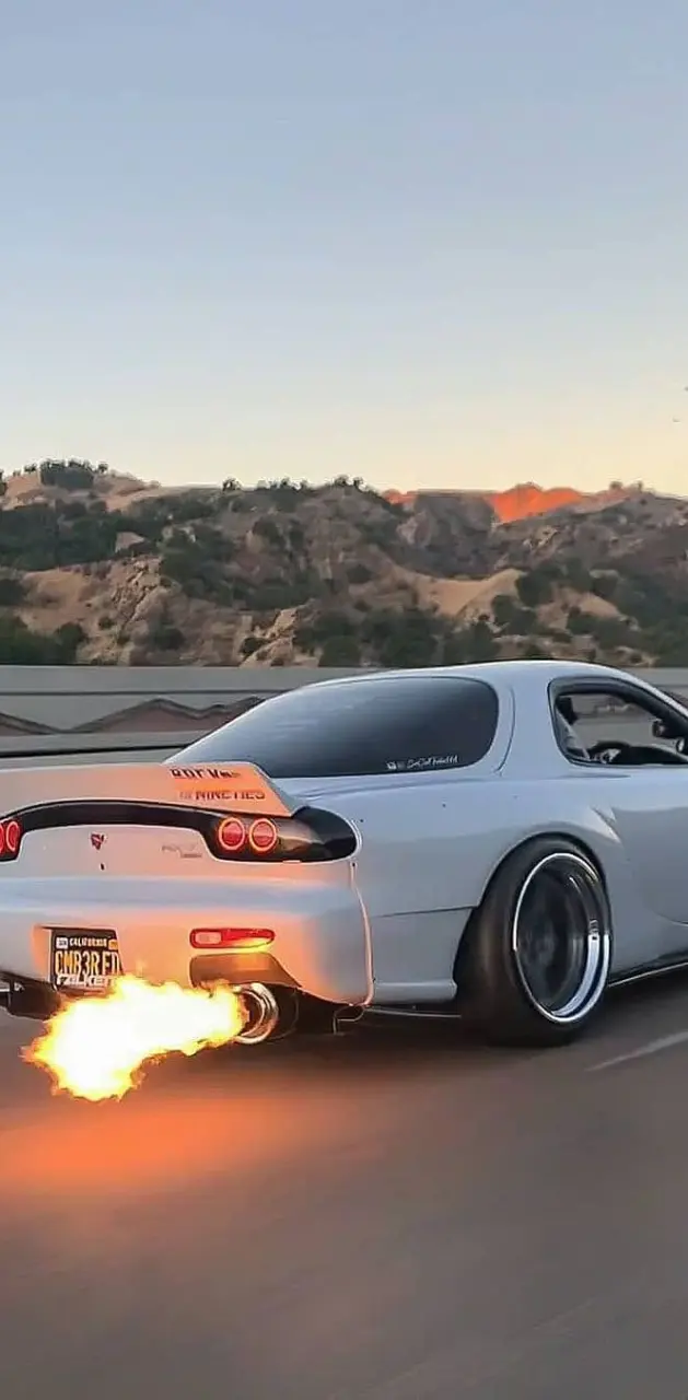 RX7 Spitting Flame