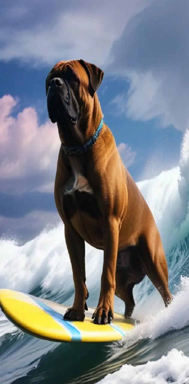 Surfing Mastiff