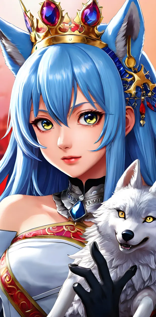 The wolf-queen: Luna