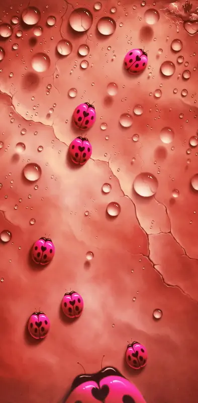 Ladybugs And Drops