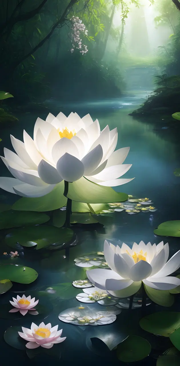 Beautiful white Lotus 