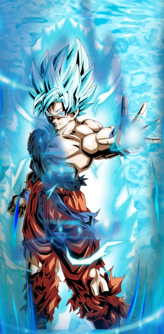 Super goku blue wallpaper by carlos14232 - Download on ZEDGE™