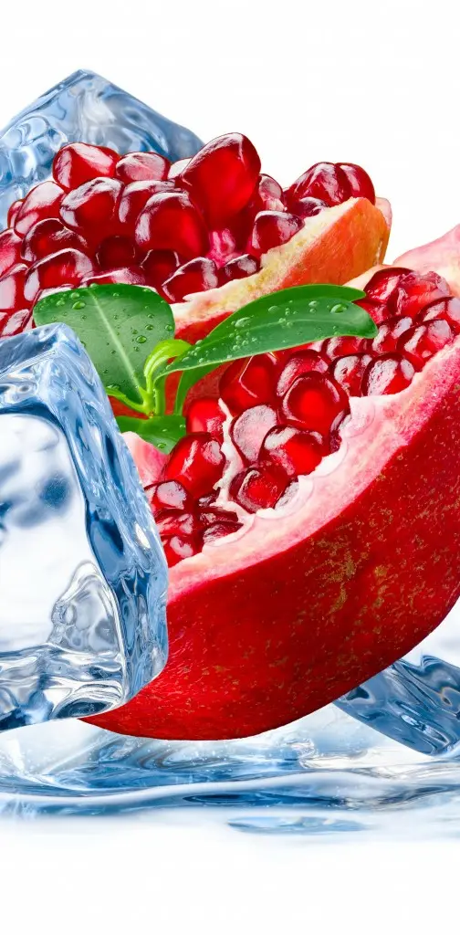 Pomegranate In Ice