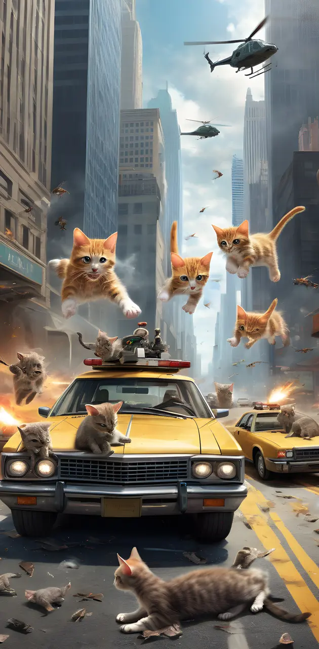 kittens attacking the city!!!