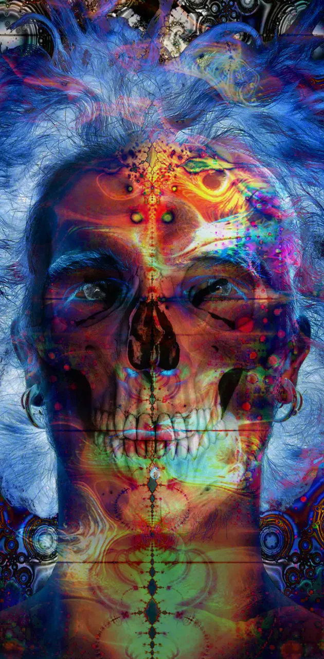 psychedelic Skull