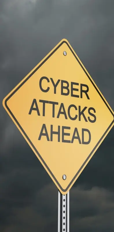 cyber attacks sign