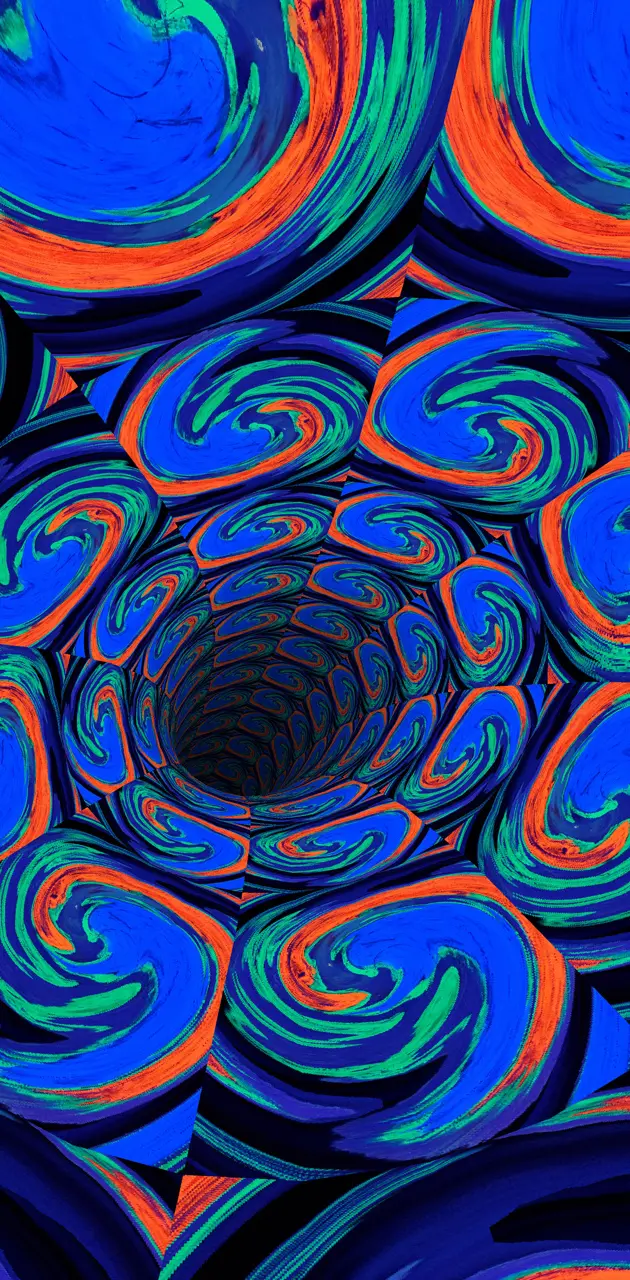 Neon Swirl