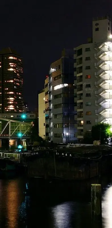 City Towers At Night