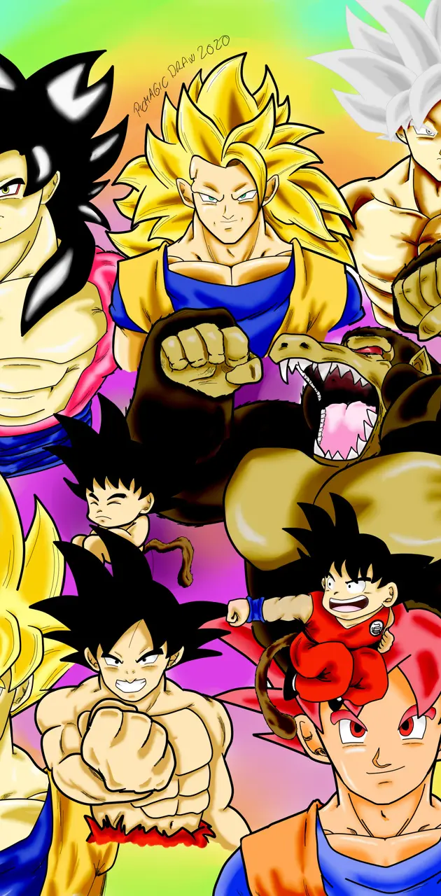 Goku transformations