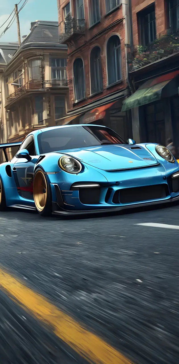Porsche blue