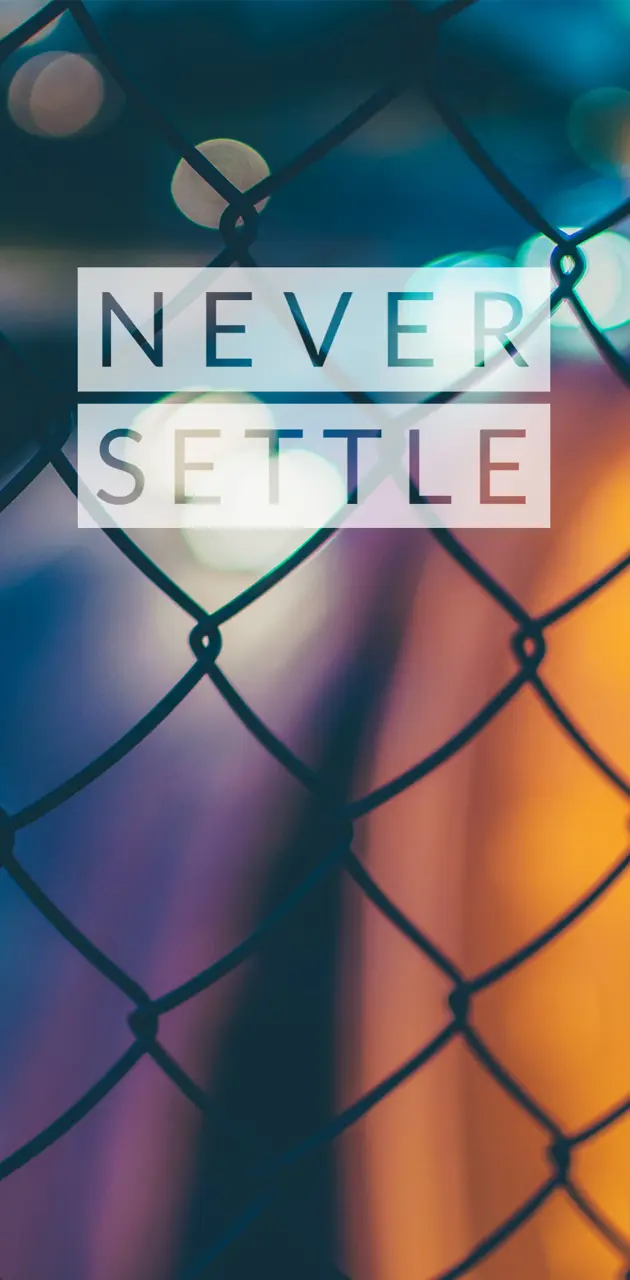 never settle 2