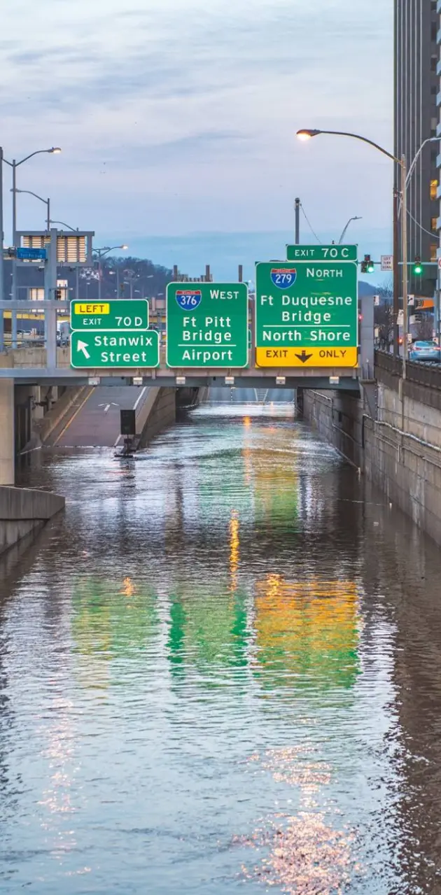 Flooded Pittsburgh