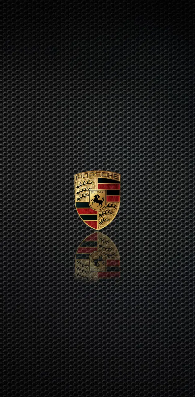 Porsche logo carbon